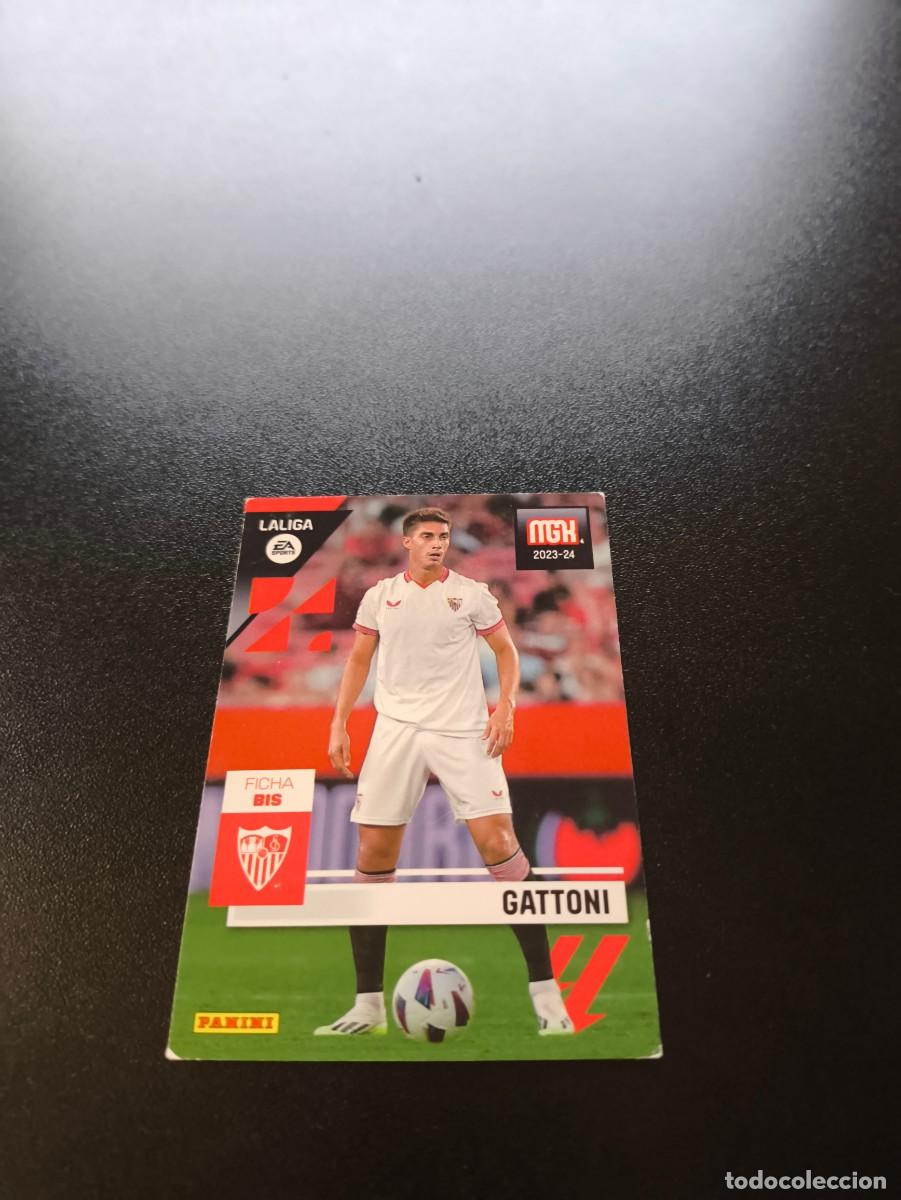 Cromos de f&uacute;tbol: 330 BIS Gattoni SEVILLA PANINI LIGA MEGACRACKS MGK 2023 2024 23 24 NO ESTE