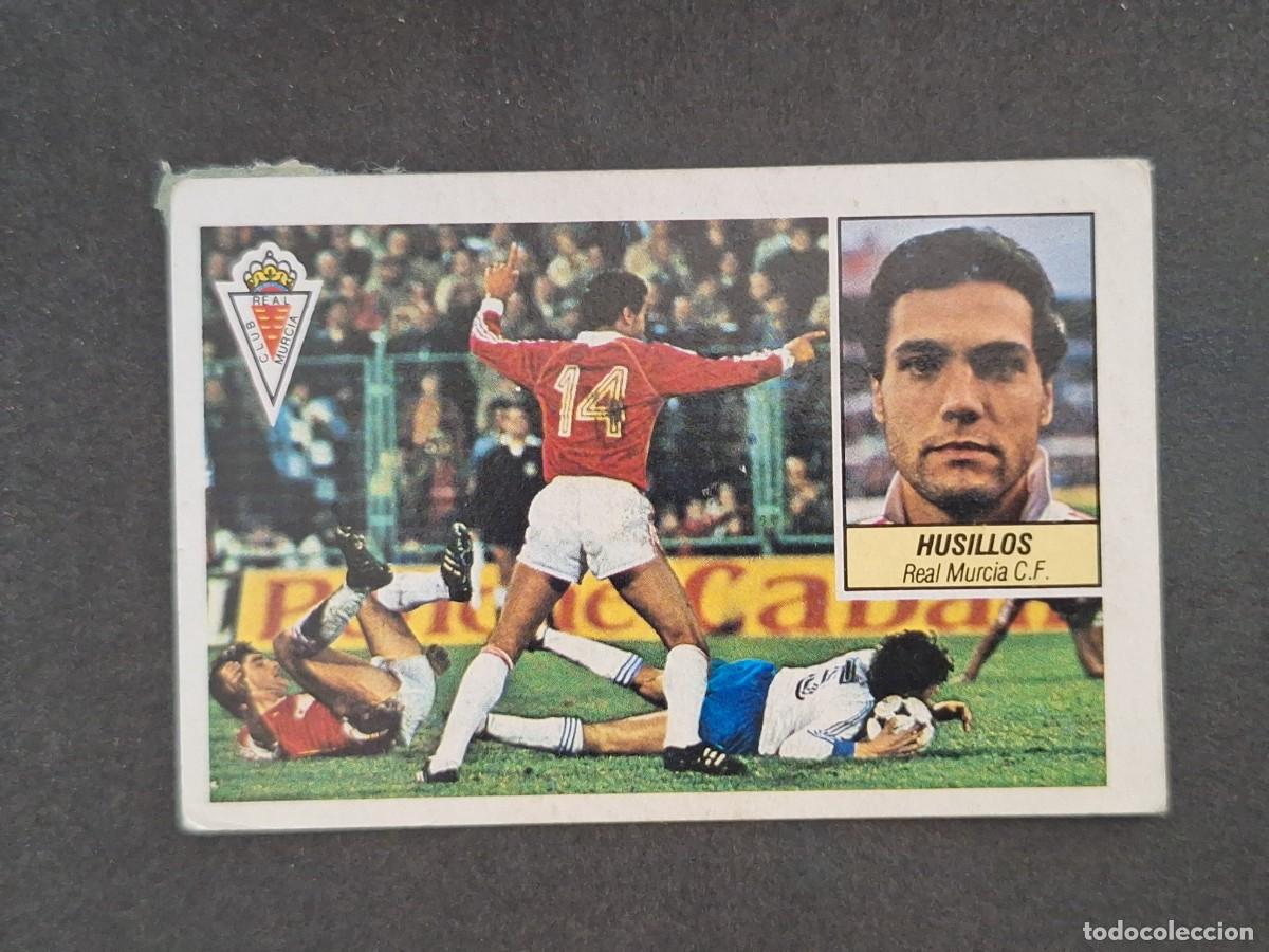 Cromos de f&uacute;tbol: L5 HUSILLOS REAL MURCIA C. F. LIGA ESTE 1984 1985 84 85 DESPEGADO RECUPERADO