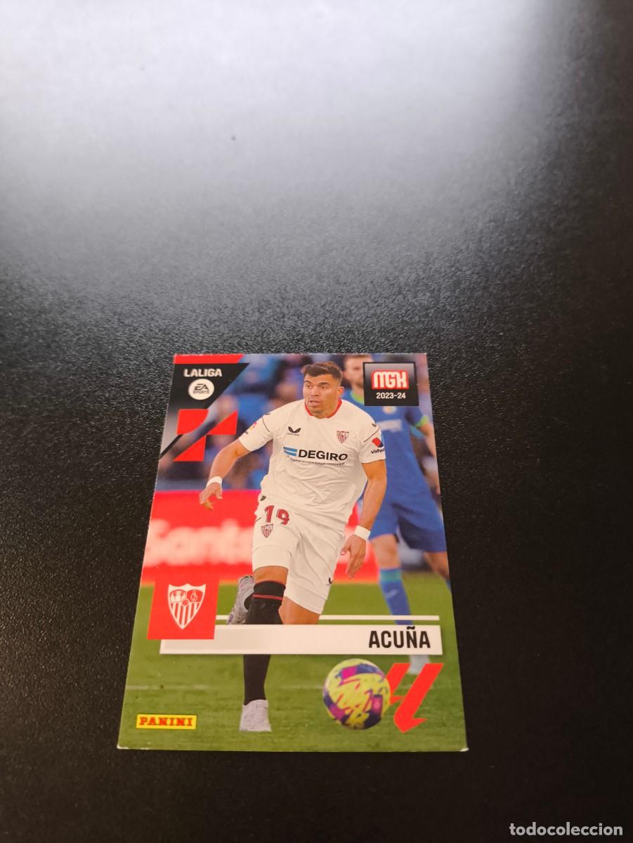 Cromos de f&uacute;tbol: 332 Acu&ntilde;a SEVILLA PANINI LIGA MEGACRACKS MGK 2023 2024 23 24 NO ESTE