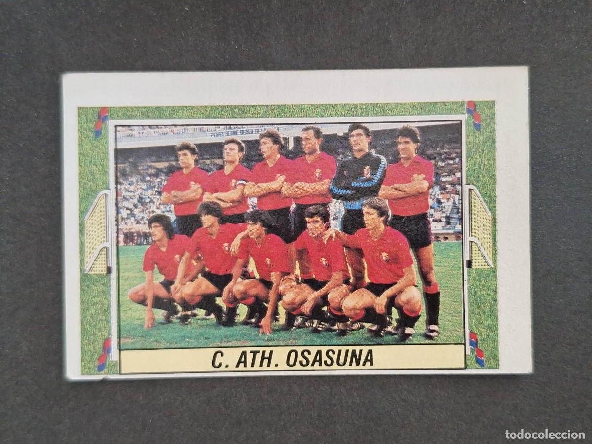 Cromos de f&uacute;tbol: L5 EQUIPO C. A. OSASUNA LIGA ESTE 1984 1985 84 85 DESPEGADO RECUPERADO