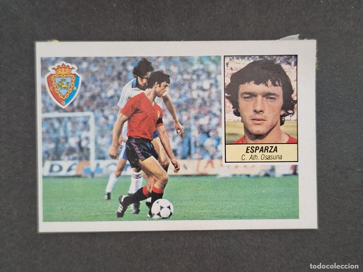 Cromos de f&uacute;tbol: L5 ESPARZA C. A. OSASUNA LIGA ESTE 1984 1985 84 85 DESPEGADO RECUPERADO