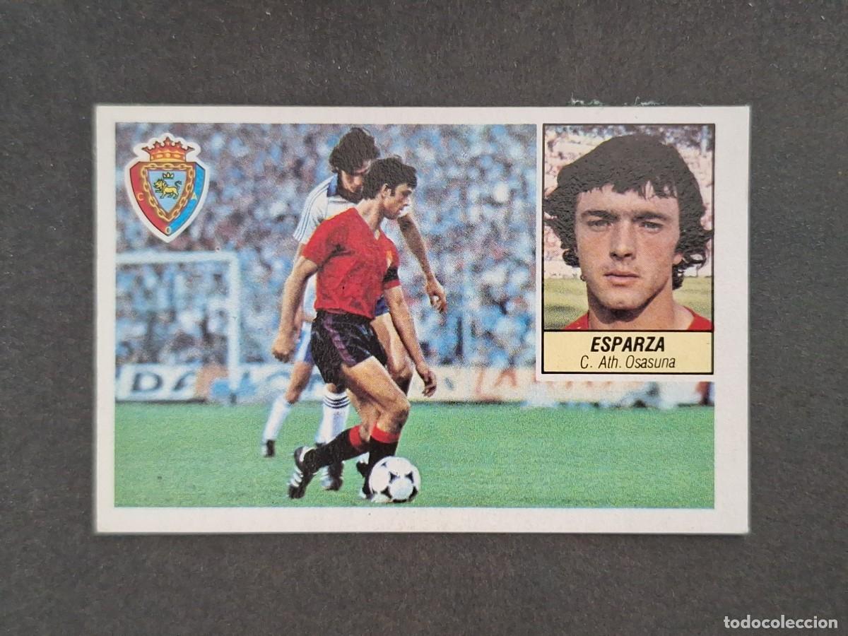 Cromos de f&uacute;tbol: L5 ESPARZA C. A. OSASUNA LIGA ESTE 1984 1985 84 85 DESPEGADO RECUPERADO