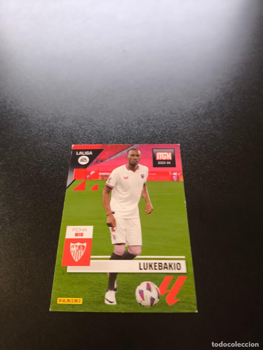 Cromos de f&uacute;tbol: 342 BIS Lukebakio SEVILLA PANINI LIGA MEGACRACKS MGK 2023 2024 23 24 NO ESTE