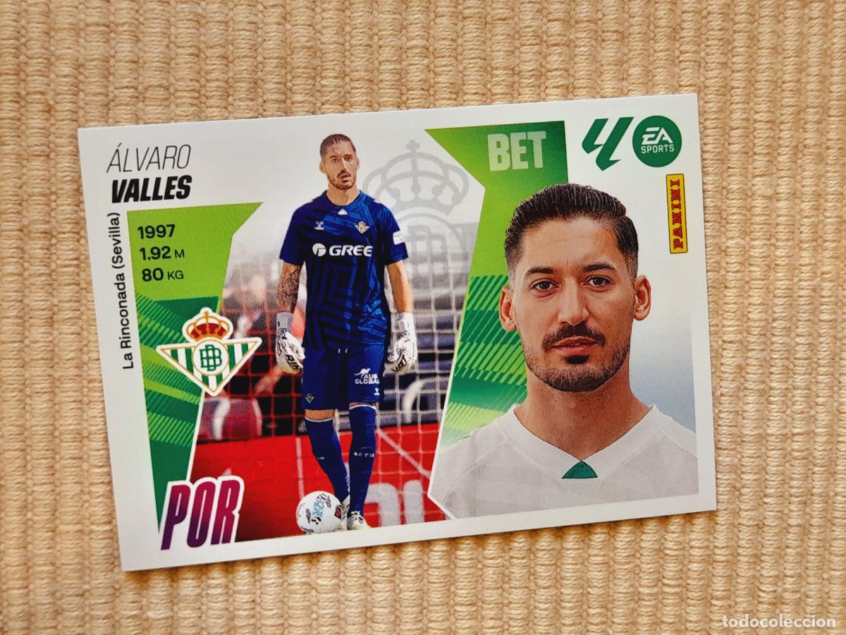 Cromos de f&uacute;tbol: CROMO 21 VALLES (ULTIMOS FICHAJES) REAL BETIS LIGA 25-26 2025 2026 &Aacute;LBUM ESTE