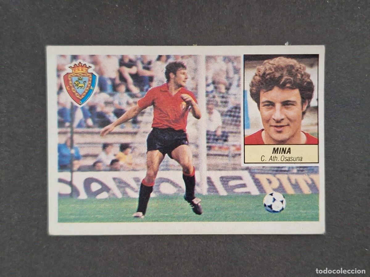 Cromos de f&uacute;tbol: L5 MINA C. A. OSASUNA LIGA ESTE 1984 1985 84 85 DESPEGADO RECUPERADO