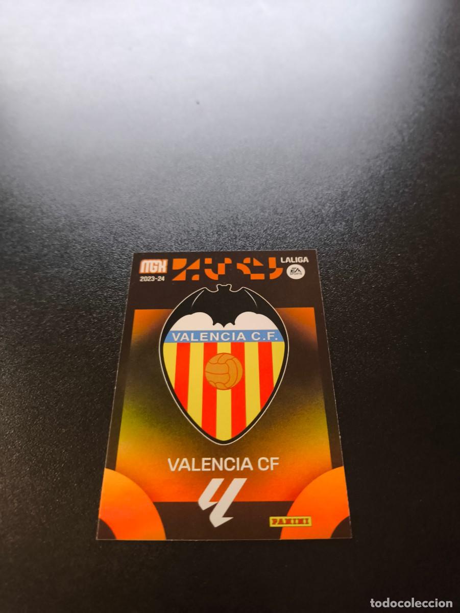 Cromos de f&uacute;tbol: 343 Escudo VALENCIA PANINI LIGA MEGACRACKS MGK 2023 2024 23 24 NO ESTE
