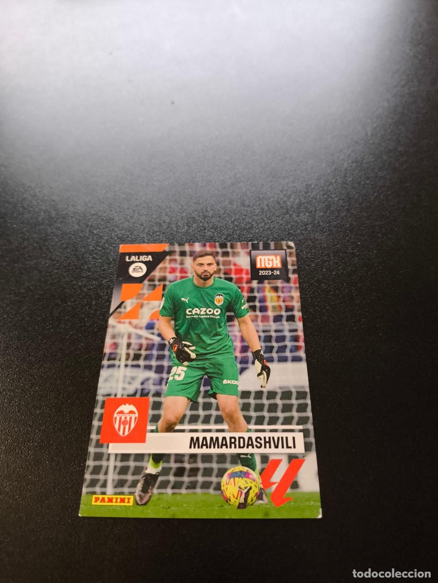 Cromos de f&uacute;tbol: 344 Mamardashvili VALENCIA PANINI LIGA MEGACRACKS MGK 2023 2024 23 24 NO ESTE