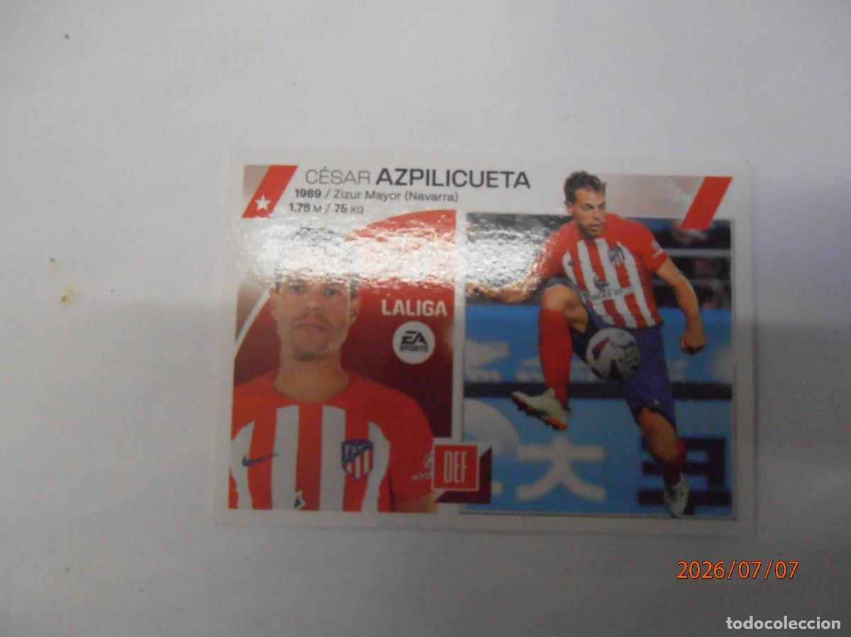 Cromos de f&uacute;tbol: Azpilicueta - At. Madrid -Fichaje 21 Este 2023/24