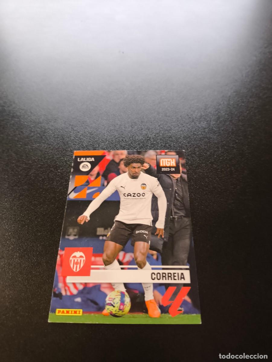 Cromos de f&uacute;tbol: 346 Correia VALENCIA PANINI LIGA MEGACRACKS MGK 2023 2024 23 24 NO ESTE