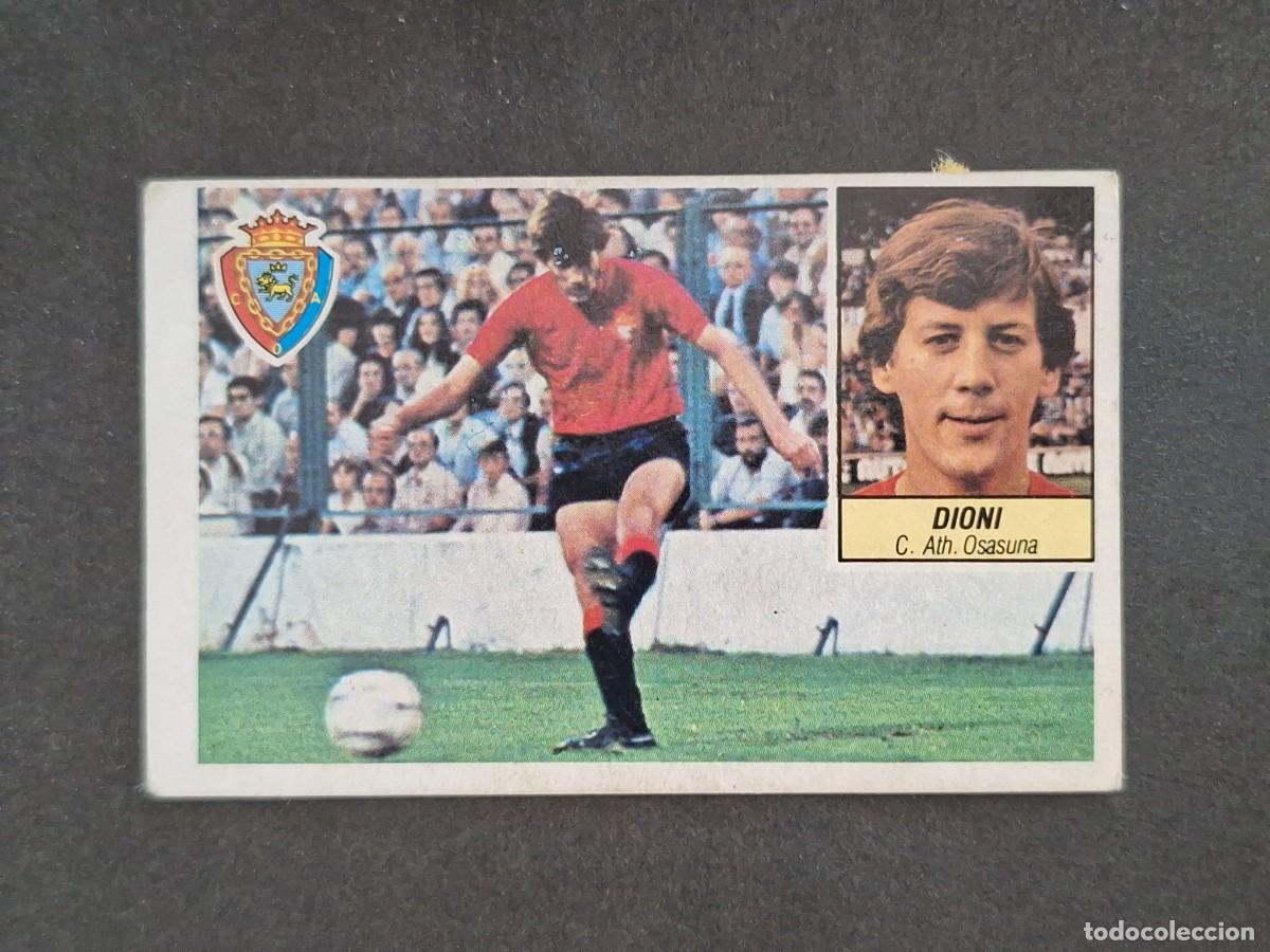 Cromos de f&uacute;tbol: L5 DIONI C. A. OSASUNA LIGA ESTE 1984 1985 84 85 DESPEGADO RECUPERADO