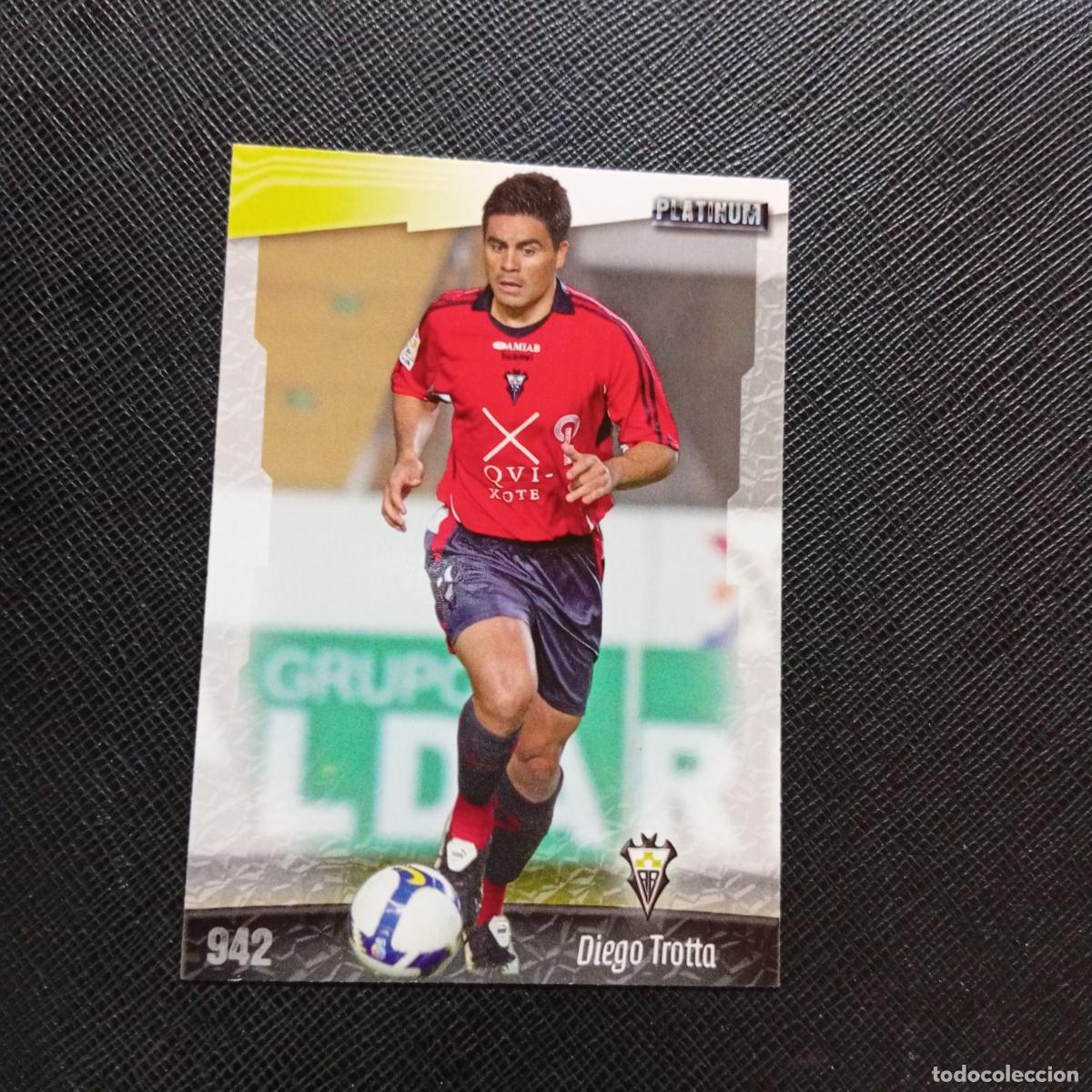 Cromos de f&uacute;tbol: 942 DIEGO TROTTA ALBACETE MUNDICROMO QUIZ GAME 2008 2009 FUTBOL 08 09 - A212 PG43