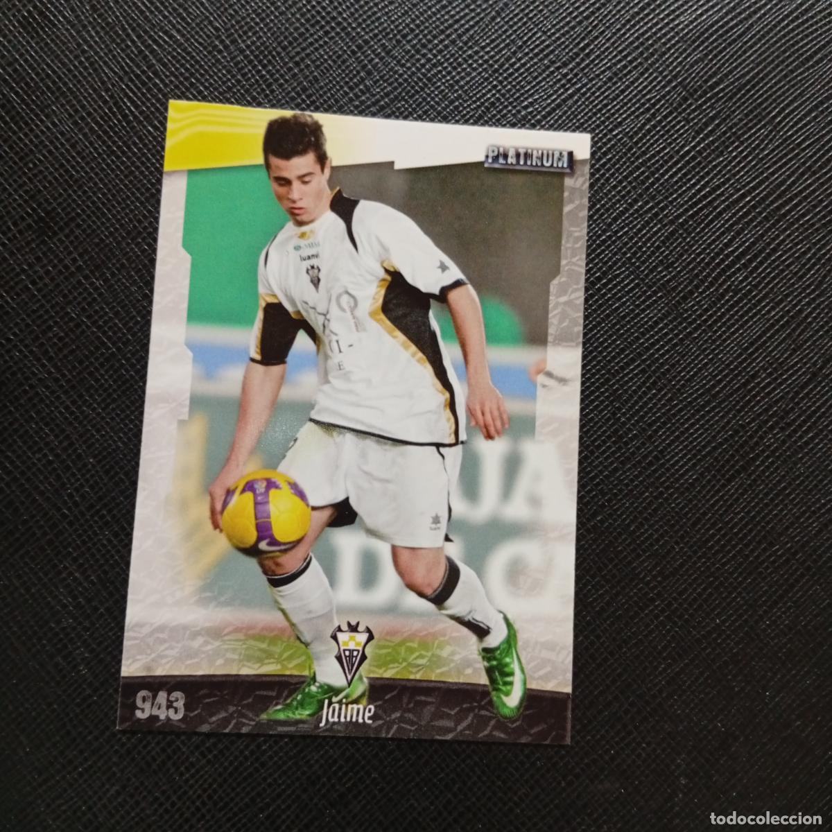 Cromos de f&uacute;tbol: 943 JAIME ALBACETE MUNDICROMO QUIZ GAME 2008 2009 FUTBOL 08 09 - A212 PG43