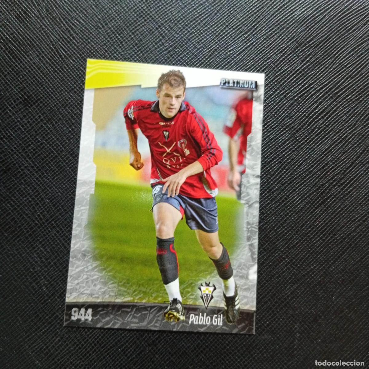 Cromos de f&uacute;tbol: 944 PABLO GIL ALBACETE MUNDICROMO QUIZ GAME 2008 2009 FUTBOL 08 09 - A212 PG43