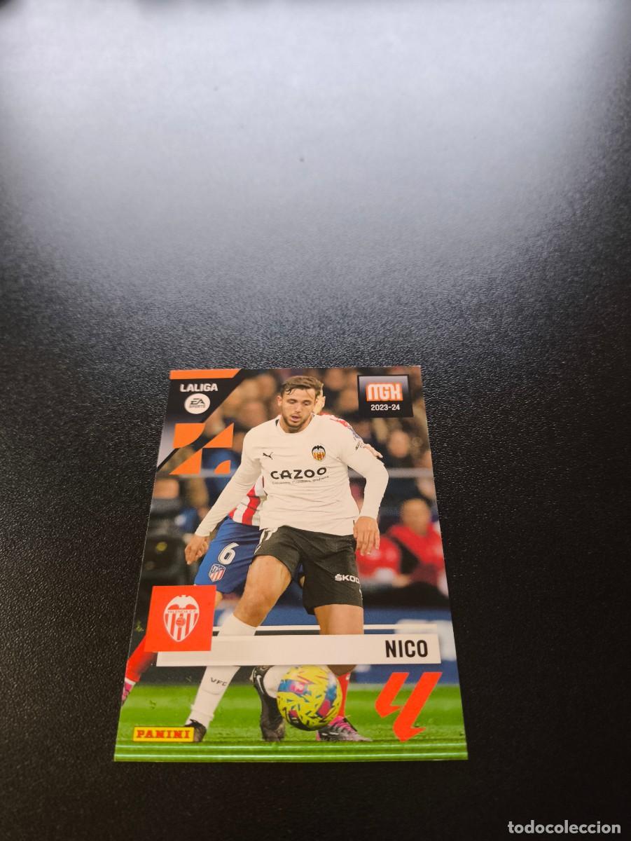 Cromos de f&uacute;tbol: 355 Nico Gonz&aacute;lez VALENCIA PANINI LIGA MEGACRACKS MGK 2023 2024 23 24 NO ESTE