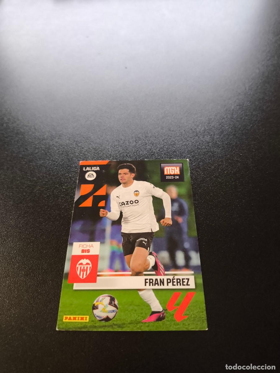 Cromos de f&uacute;tbol: 355 BIS Fran P&eacute;rez VALENCIA PANINI LIGA MEGACRACKS MGK 2023 2024 23 24 NO ESTE