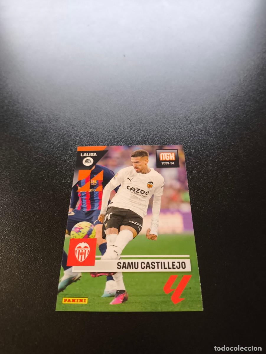 Cromos de f&uacute;tbol: 357 Samu Castillejo VALENCIA PANINI LIGA MEGACRACKS MGK 2023 2024 23 24 NO ESTE