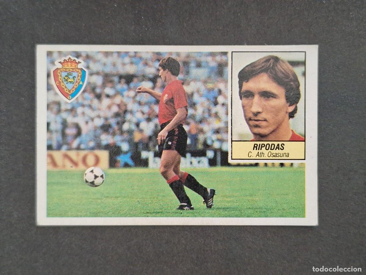 Cromos de f&uacute;tbol: L5 RIPODAS C. A. OSASUNA LIGA ESTE 1984 1985 84 85 DESPEGADO RECUPERADO