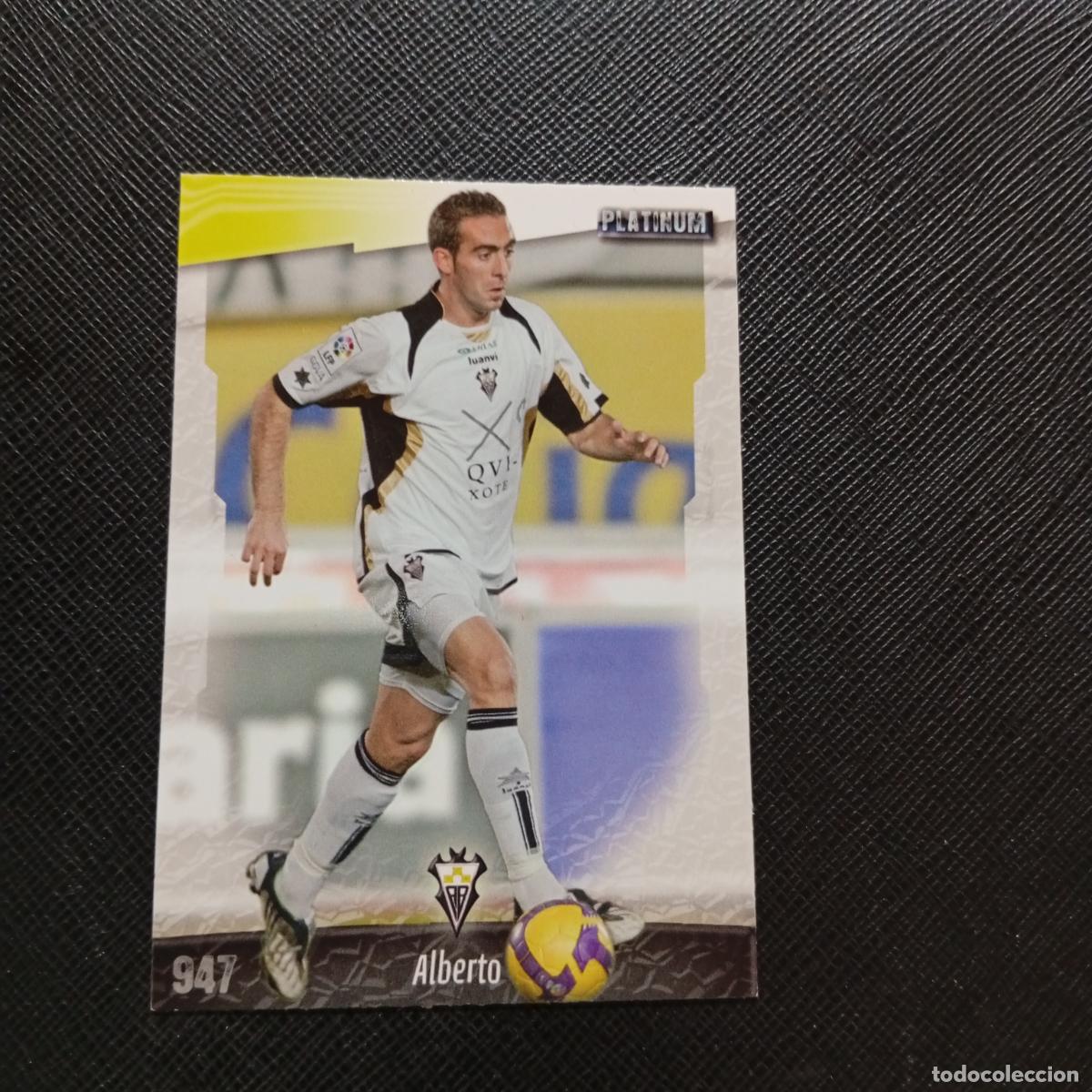 Cromos de f&uacute;tbol: 947 ALBERTO ALBACETE MUNDICROMO QUIZ GAME 2008 2009 FUTBOL 08 09 - A212 PG43