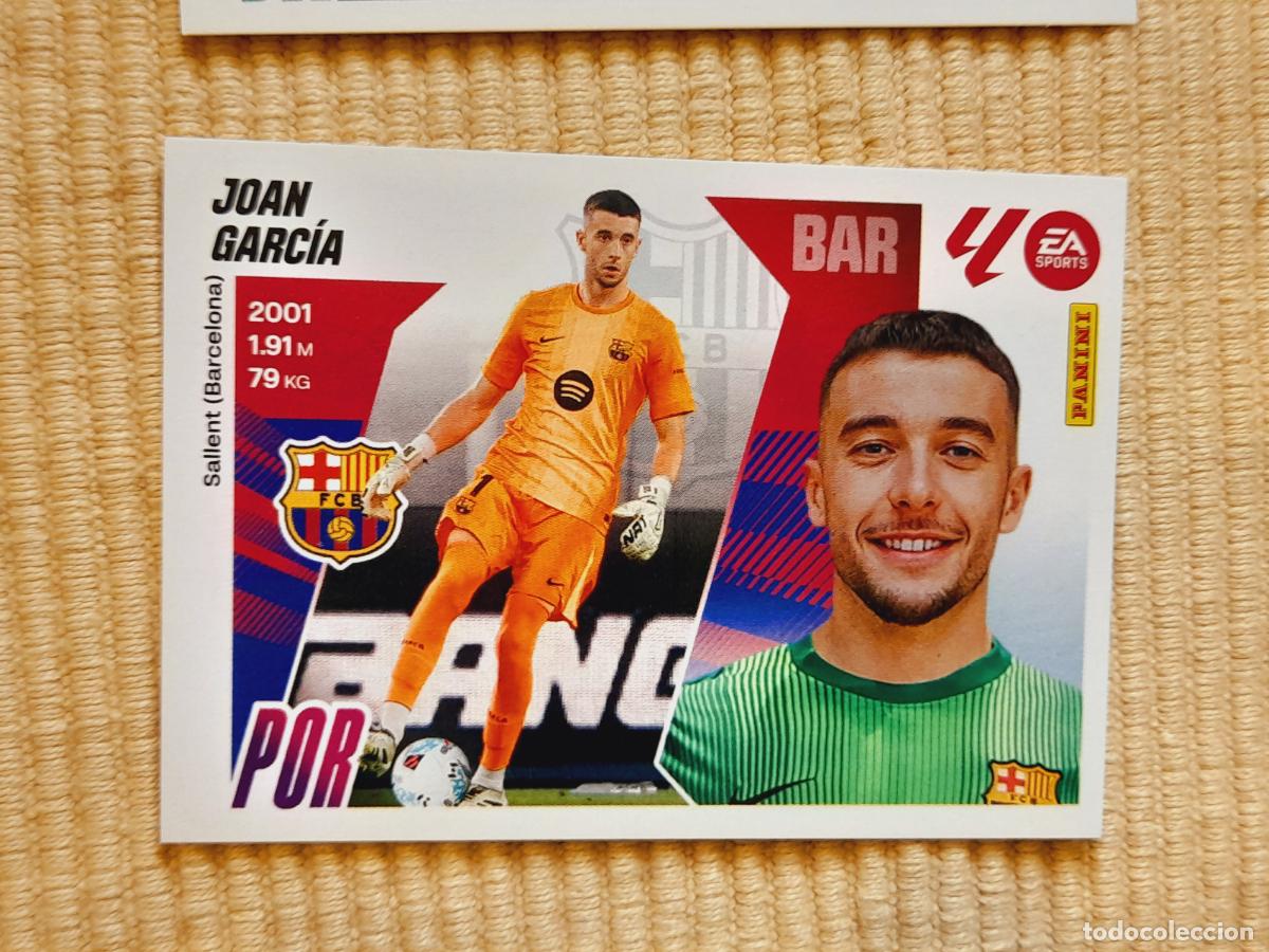 Cromos de f&uacute;tbol: CROMO 8 JOAN GARCIA (ULTIMOS FICHAJES) FC BARCELONA LIGA 25-26 2025 2026 &Aacute;LBUM ESTE