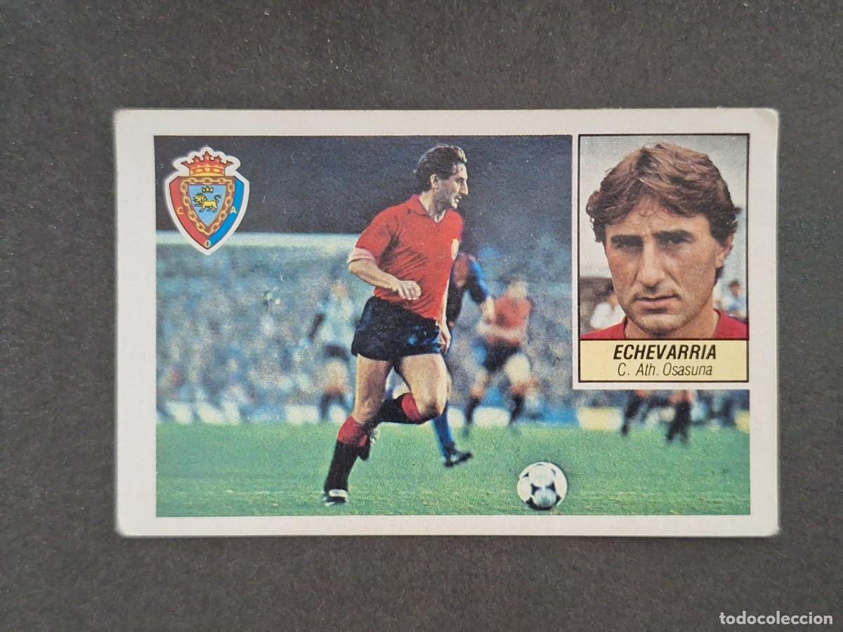 Football Stickers: L5 ECHEVARRIA C. A. OSASUNA LIGA ESTE 1984 1985 84 85 DESPEGADO RECUPERADO