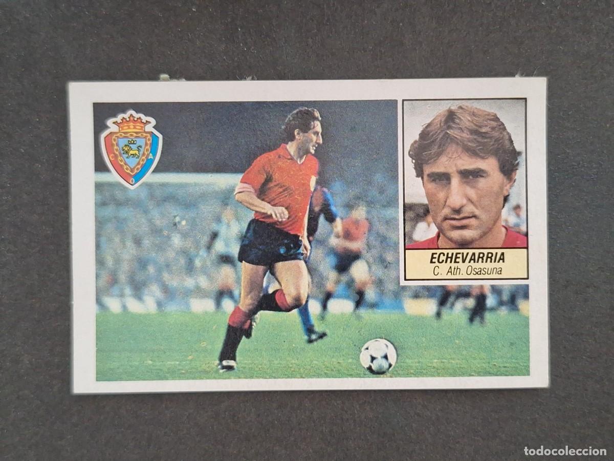 Football Stickers: L5 ECHEVARRIA C. A. OSASUNA LIGA ESTE 1984 1985 84 85 DESPEGADO RECUPERADO