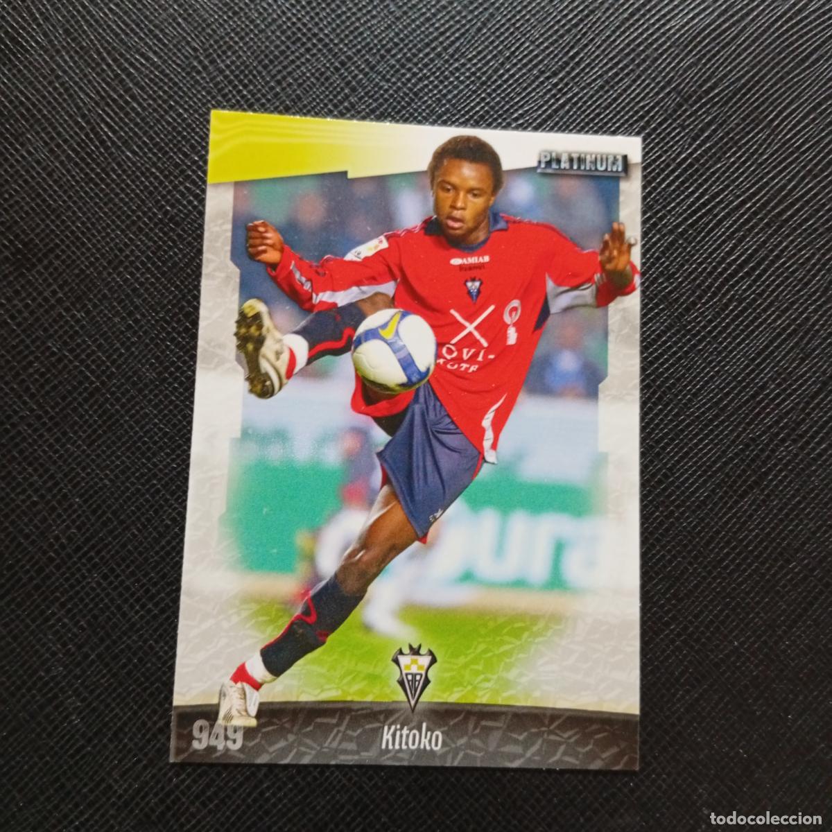 Cartes &agrave; collectionner de Football: 949 KITOKO ALBACETE MUNDICROMO QUIZ GAME 2008 2009 FUTBOL 08 09 - A212 PG43