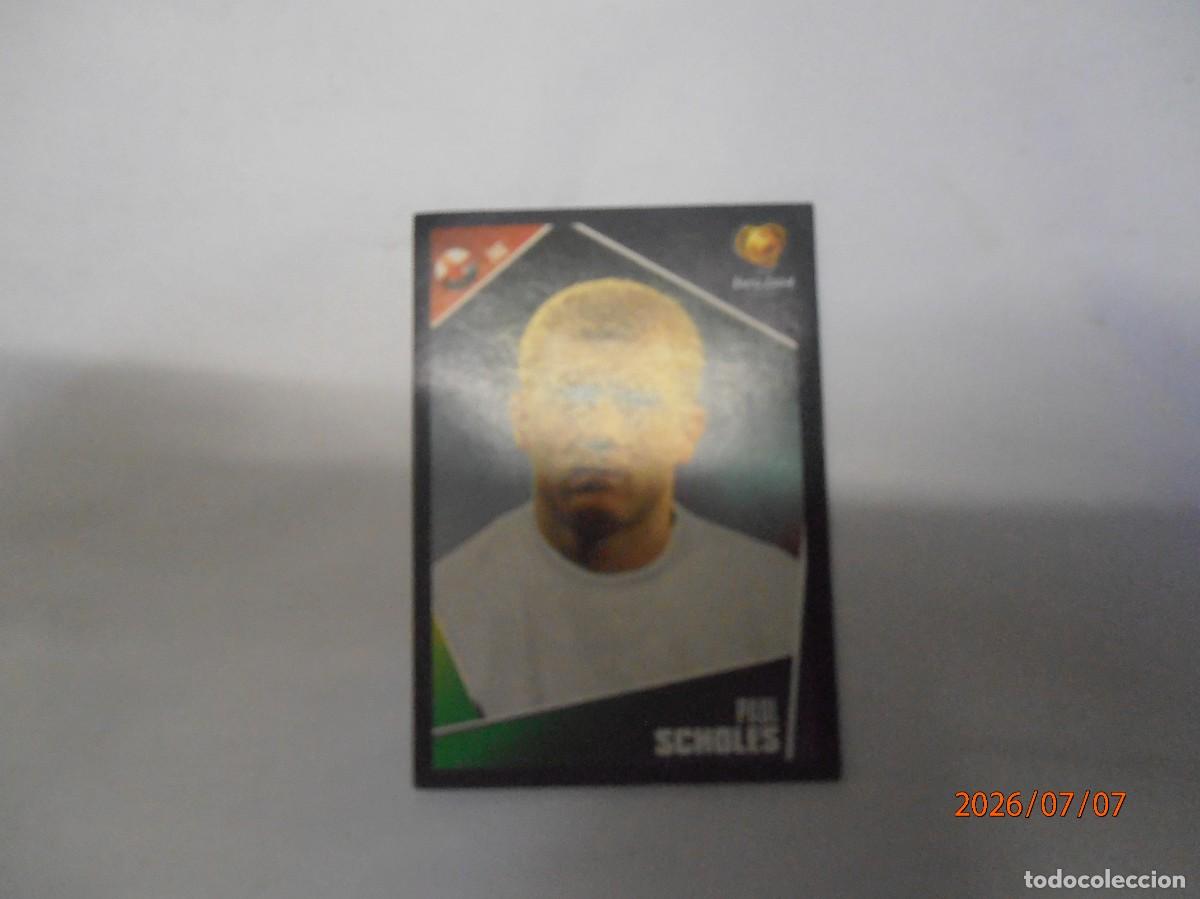 Cromos de f&uacute;tbol: Paul Scholes - Inglaterra- Eurocopa 2004