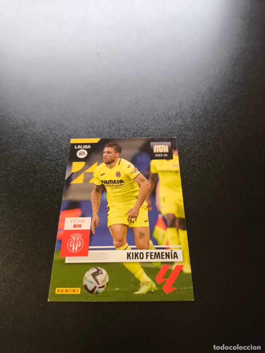 Cromos de f&uacute;tbol: 364 BIS Kiko Femen&iacute;a VILLARREAL PANINI LIGA MEGACRACKS MGK 2023 2024 23 24 NO ESTE