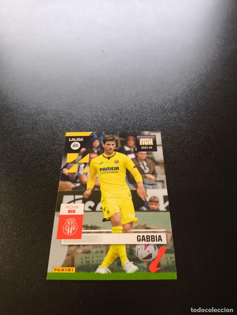 Cromos de f&uacute;tbol: 366 BIS Gabbia VILLARREAL PANINI LIGA MEGACRACKS MGK 2023 2024 23 24 NO ESTE