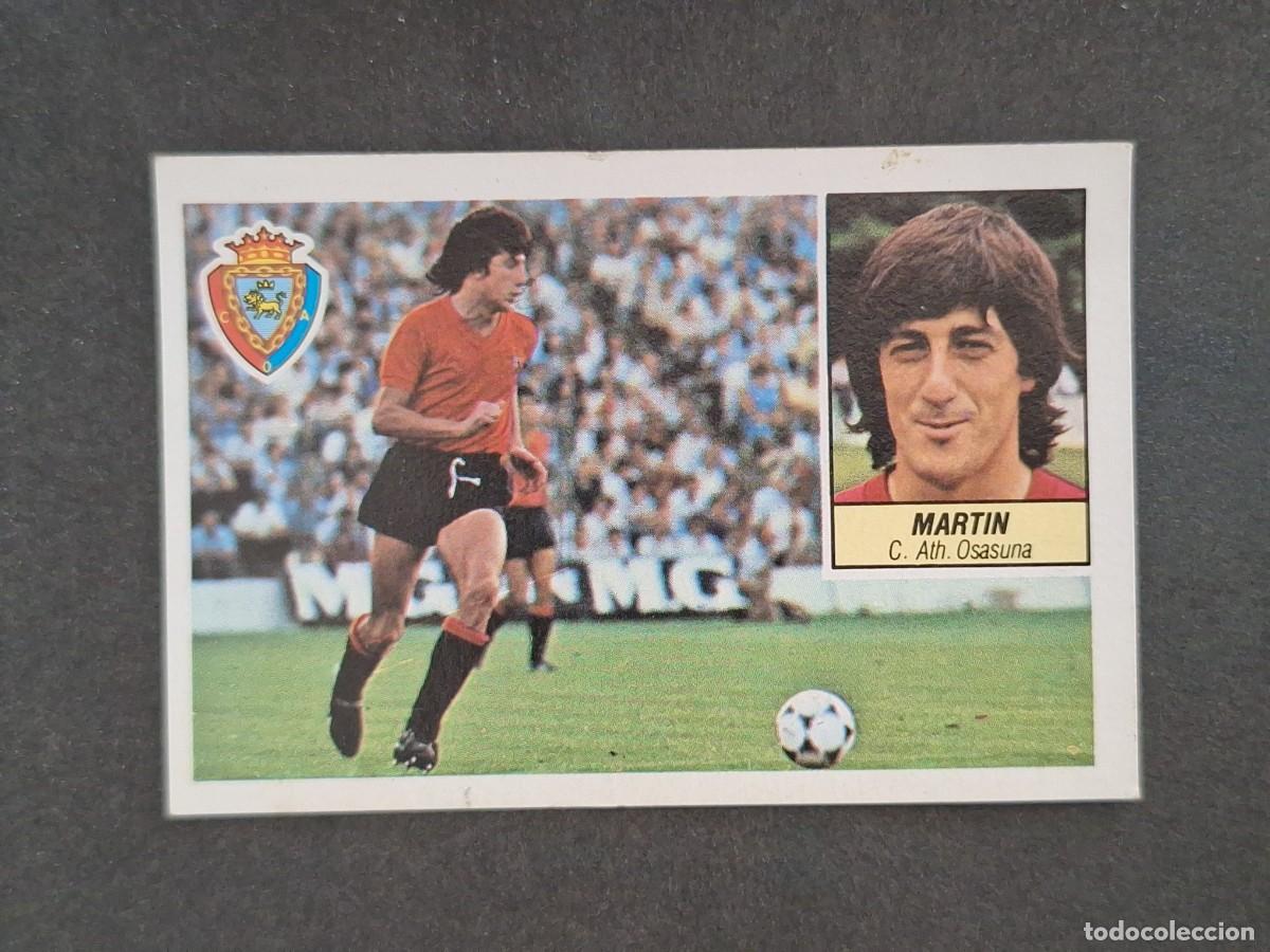 Cromos de f&uacute;tbol: L5 MARTIN C. A. OSASUNA LIGA ESTE 1984 1985 84 85 DESPEGADO RECUPERADO