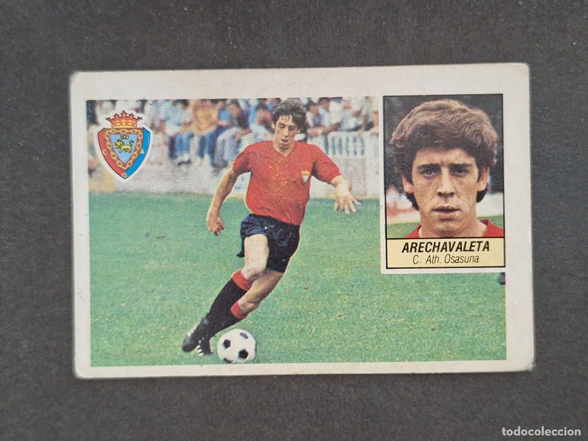 Cromos de f&uacute;tbol: L5 ARECHAVALETA C. A. OSASUNA LIGA ESTE 1984 1985 84 85 DESPEGADO RECUPERADO