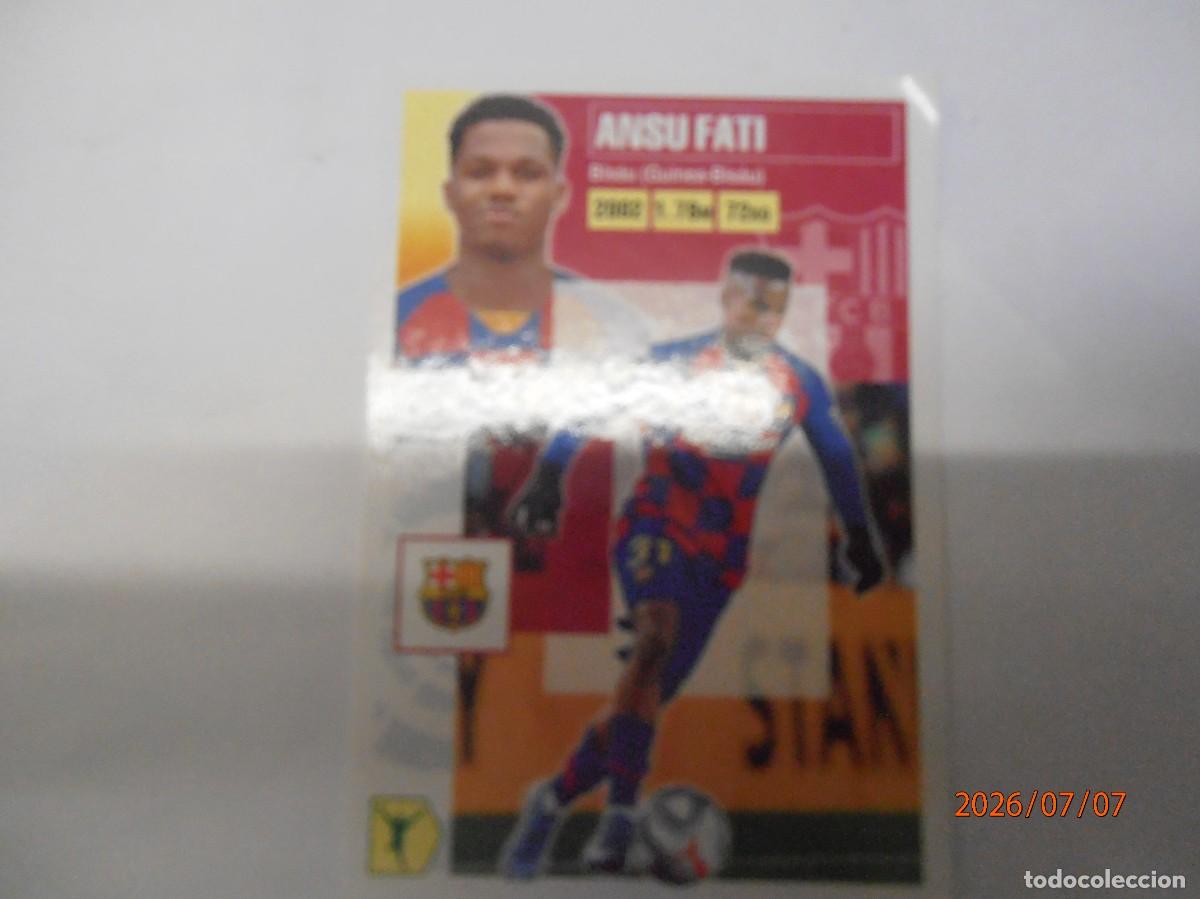 Cromos de f&uacute;tbol: Ansu Fati - Barcelona Este 2020-21