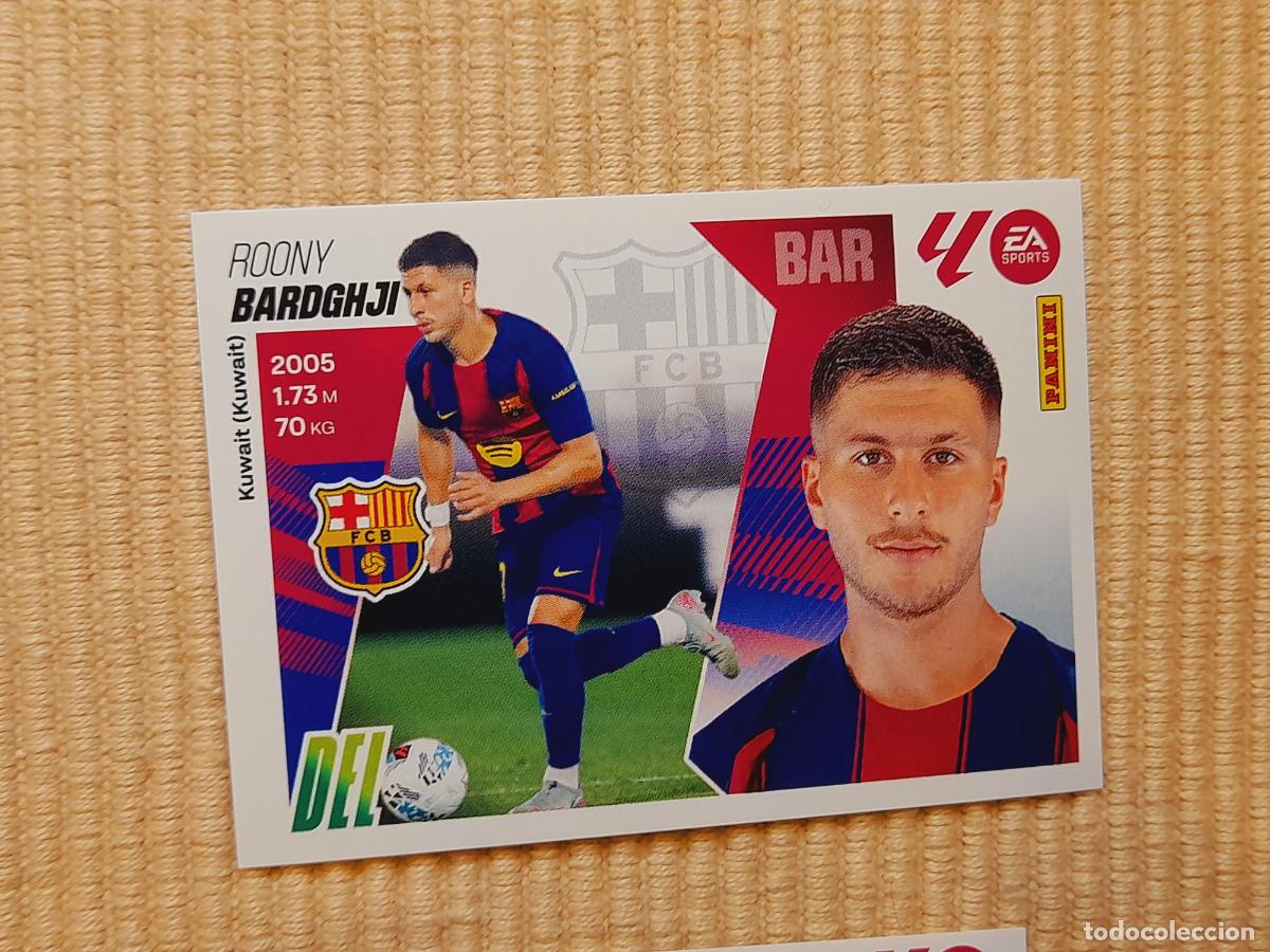 Cromos de f&uacute;tbol: CROMO 41 BARDGHJI (ULTIMOS FICHAJES) FC BARCELONA LIGA 25-26 2025 2026 &Aacute;LBUM ESTE