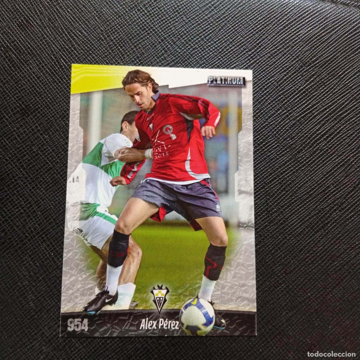 Cromos de f&uacute;tbol: 954 ALEX PEREZ ALBACETE MUNDICROMO QUIZ GAME 2008 2009 FUTBOL 08 09 - A212 PG44