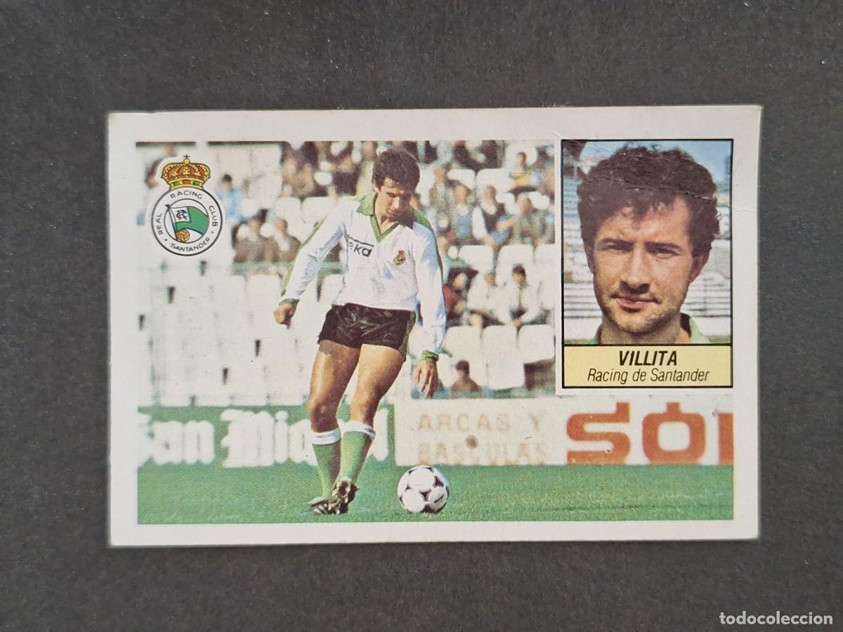 Cromos de f&uacute;tbol: L5 VILLITA RACING DE SANTANDER LIGA ESTE 1984 1985 84 85 DESPEGADO RECUPERADO