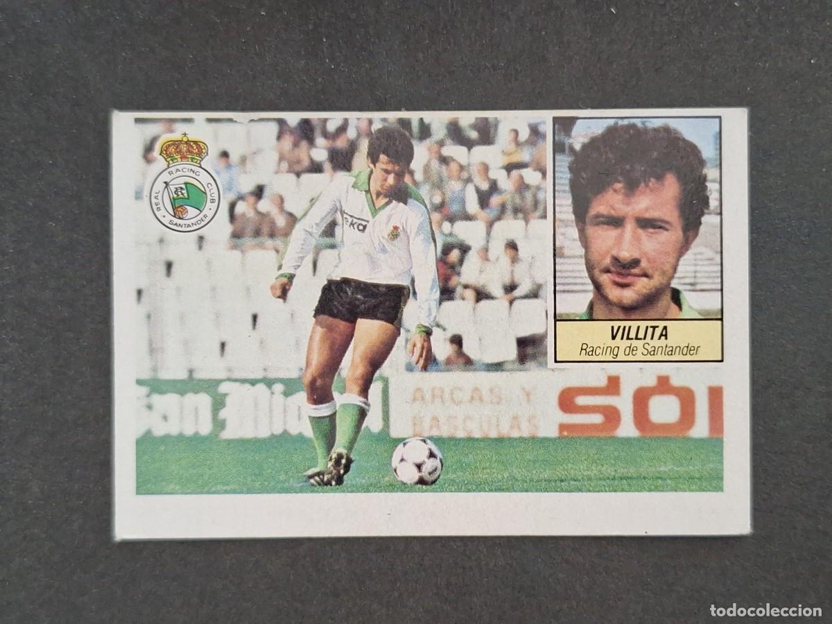 Cromos de f&uacute;tbol: L5 VILLITA RACING DE SANTANDER LIGA ESTE 1984 1985 84 85 DESPEGADO RECUPERADO