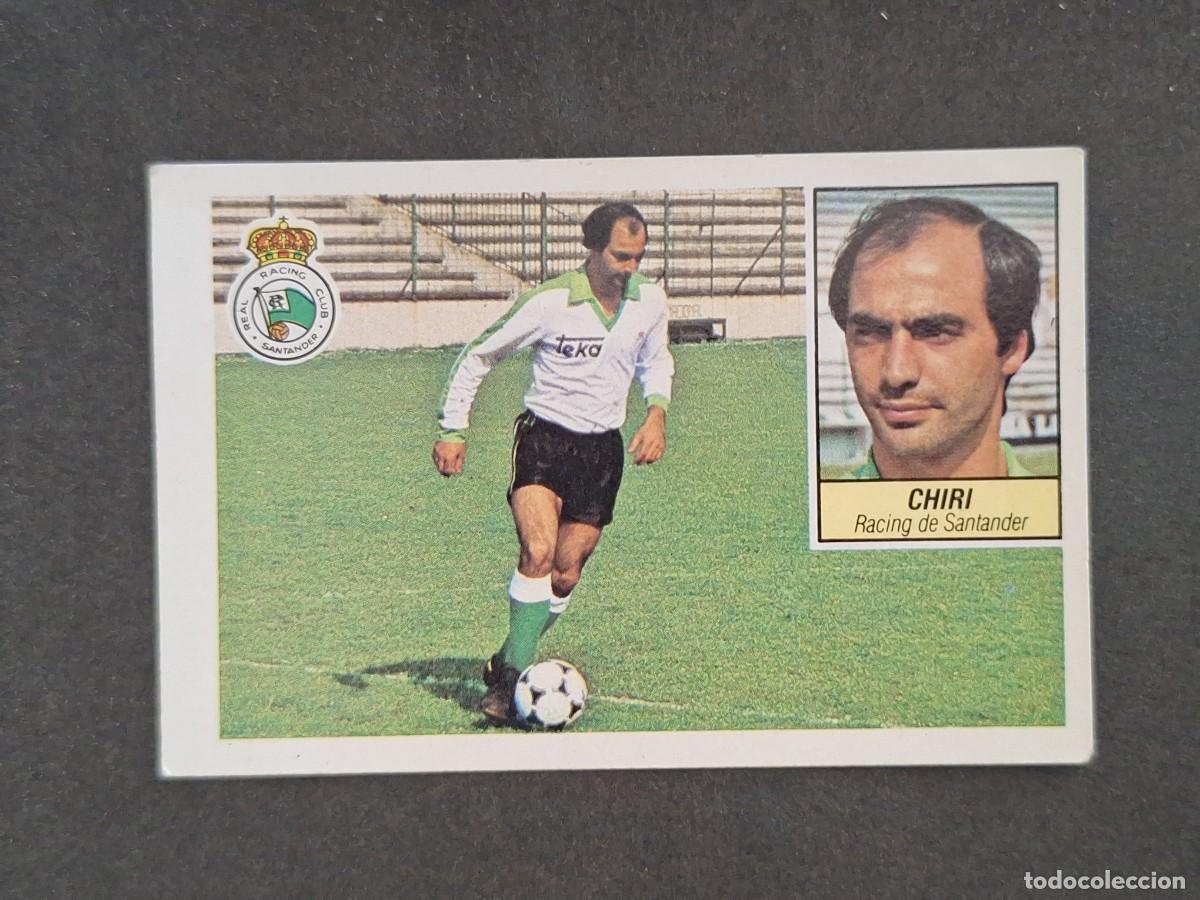 Cromos de f&uacute;tbol: L5 CHIRI RACING DE SANTANDER LIGA ESTE 1984 1985 84 85 DESPEGADO RECUPERADO
