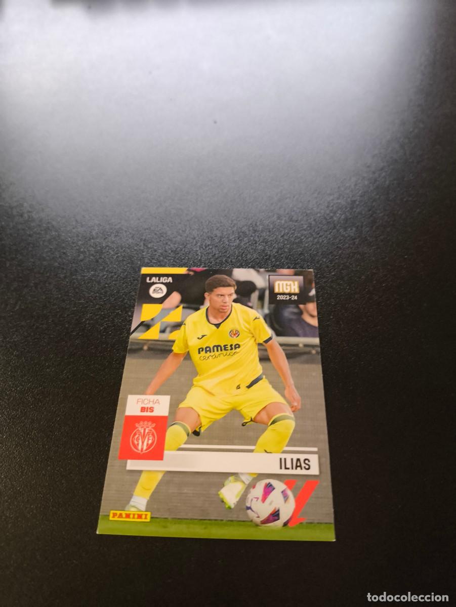 Cromos de f&uacute;tbol: 376 BIS ILIAS VILLARREAL PANINI LIGA MEGACRACKS MGK 2023 2024 23 24 NO ESTE