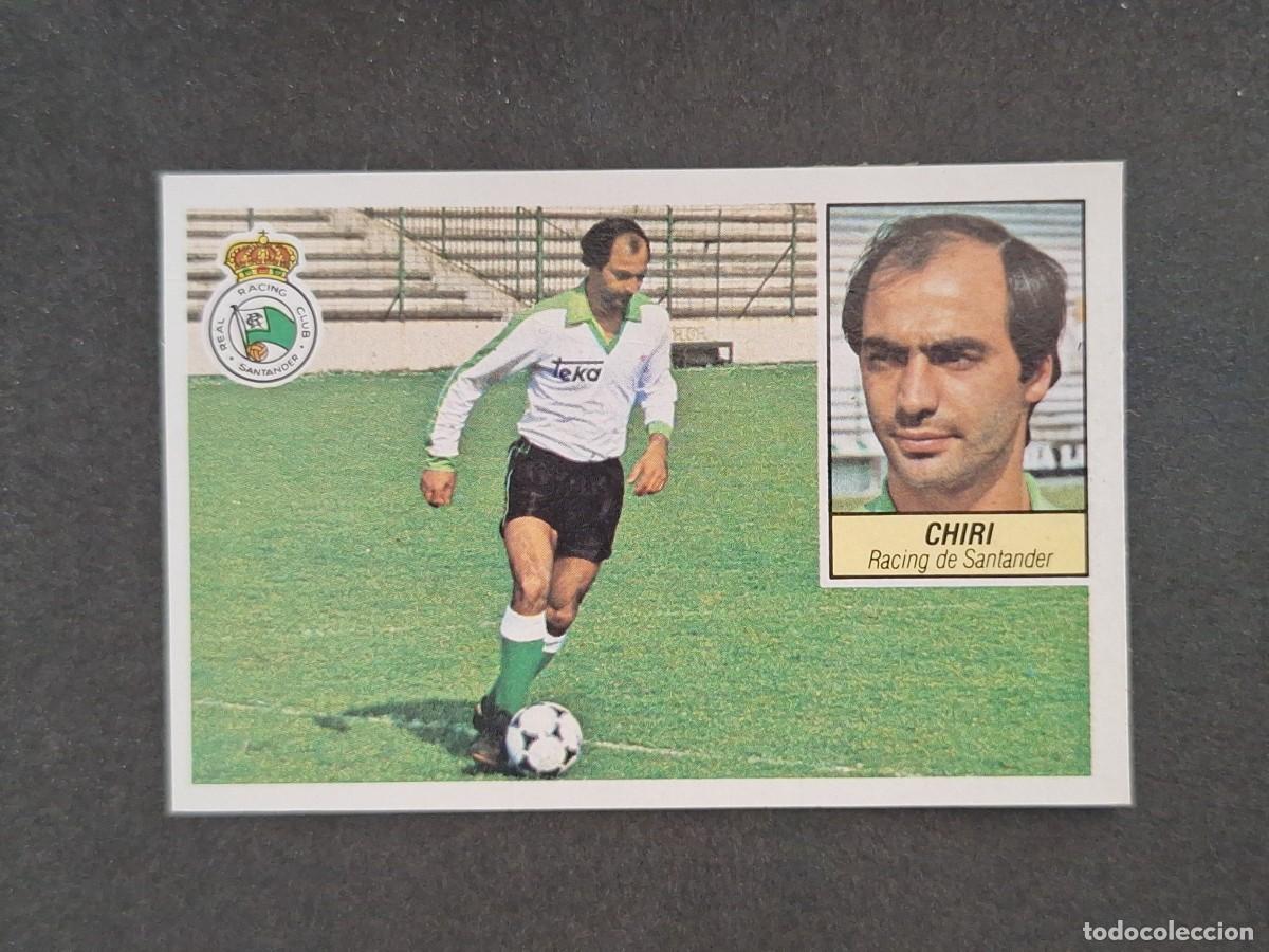 Cromos de f&uacute;tbol: L5 CHIRI RACING DE SANTANDER LIGA ESTE 1984 1985 84 85 DESPEGADO RECUPERADO