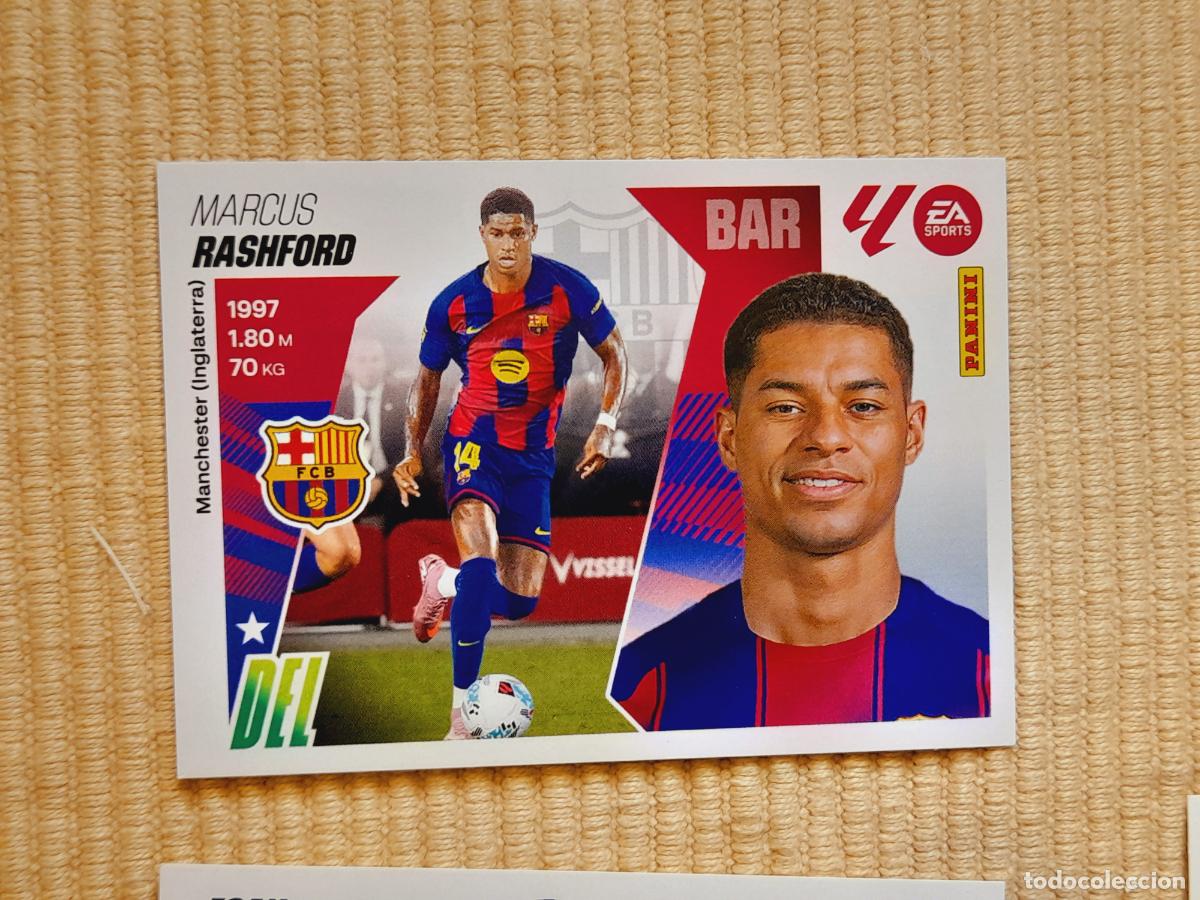 Cromos de f&uacute;tbol: CROMO 20 RASHFORD (ULTIMOS FICHAJES) FC BARCELONA LIGA 25-26 2025 2026 &Aacute;LBUM ESTE