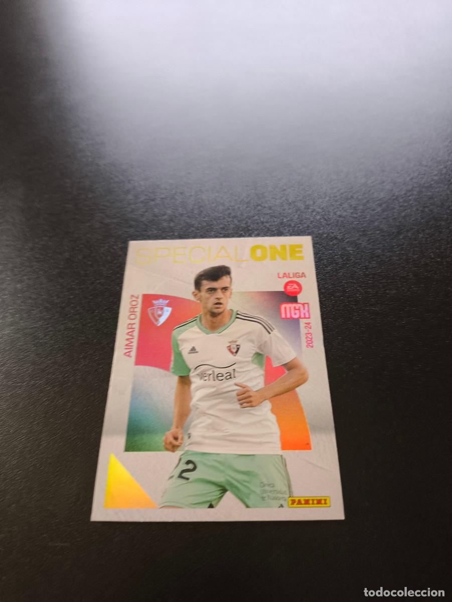 Cromos de f&uacute;tbol: 379 Aimar Oroz OSASUNA SPECIAL ONE PANINI LIGA MEGACRACKS MGK 2023 2024 23 24 NO ESTE