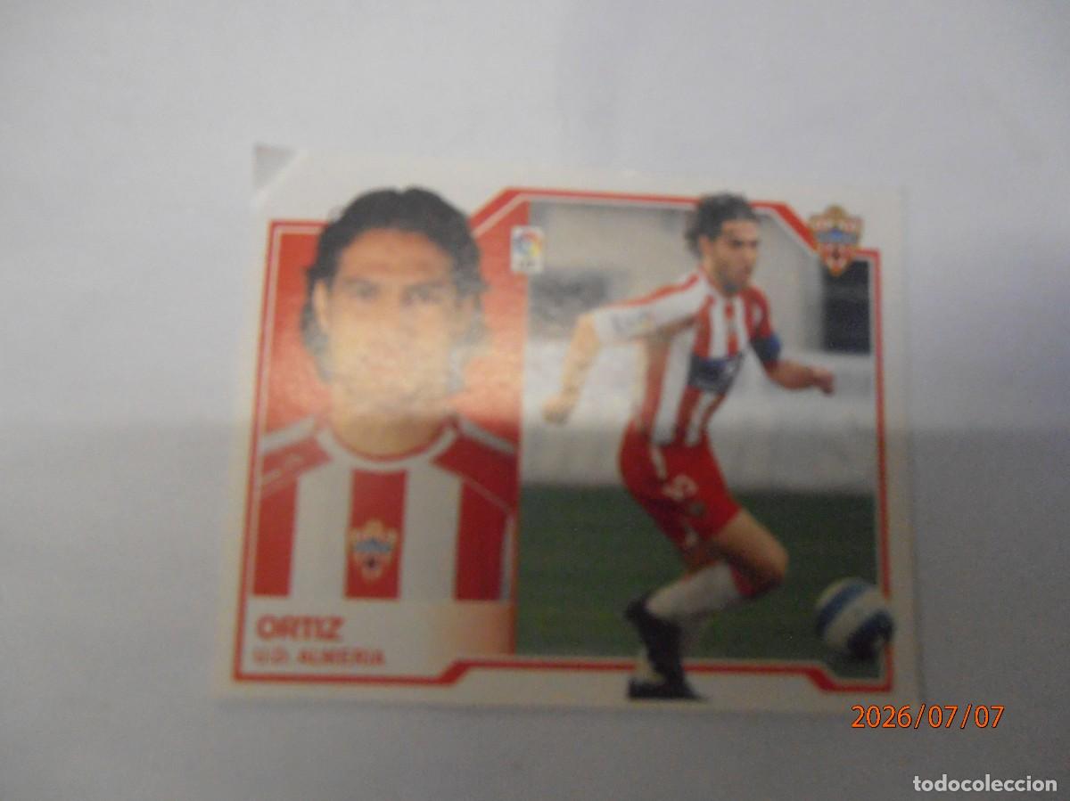 Cromos de f&uacute;tbol: Ortiz - Almeria - Este2007/08