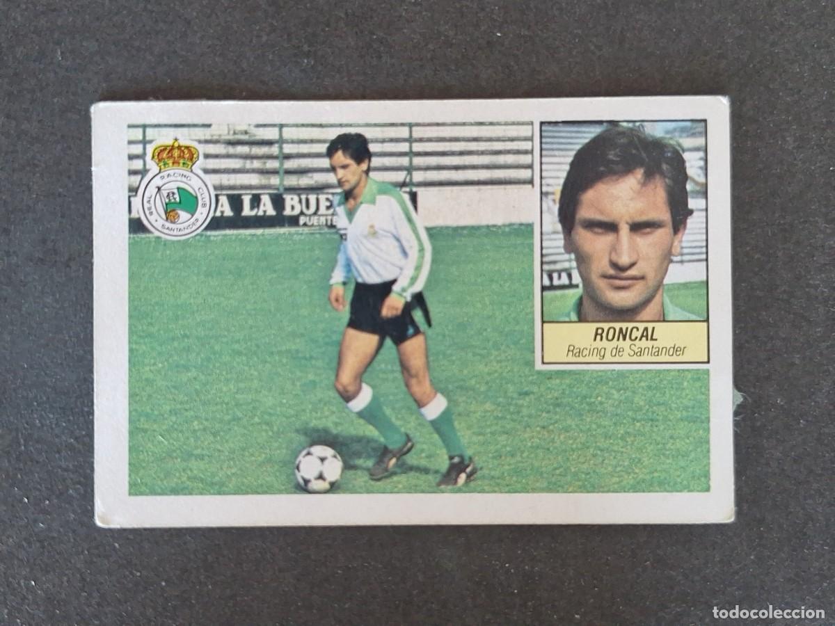 Cromos de f&uacute;tbol: L5 RONCAL RACING DE SANTANDER LIGA ESTE 1984 1985 84 85 DESPEGADO RECUPERADO