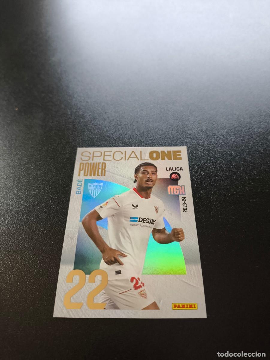 Cromos de f&uacute;tbol: 384 Bad&eacute; SEVILLA SPECIAL ONE POWER PANINI LIGA MEGACRACKS MGK 2023 2024 23 24 NO ESTE