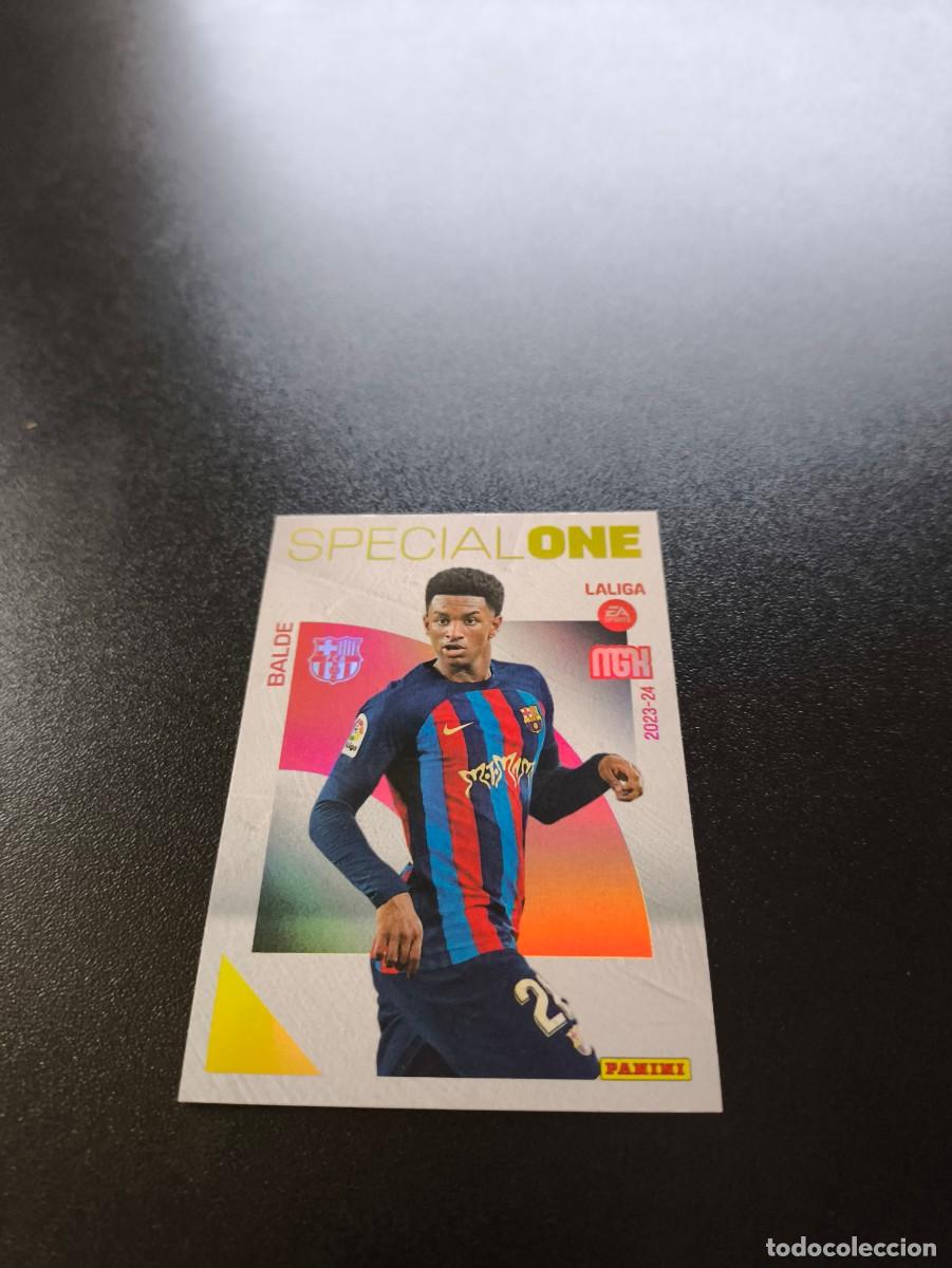 Cromos de f&uacute;tbol: 385 Balde BARCELONA SPECIAL ONE PANINI LIGA MEGACRACKS MGK 2023 2024 23 24 NO ESTE