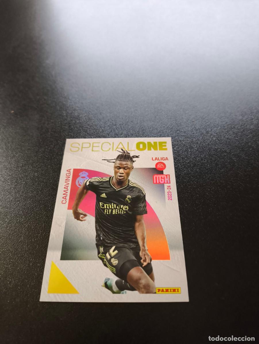 Cromos de f&uacute;tbol: 386 Camavinga REAL MADRID SPECIAL ONE PANINI LIGA MEGACRACKS MGK 2023 2024 23 24 NO ESTE