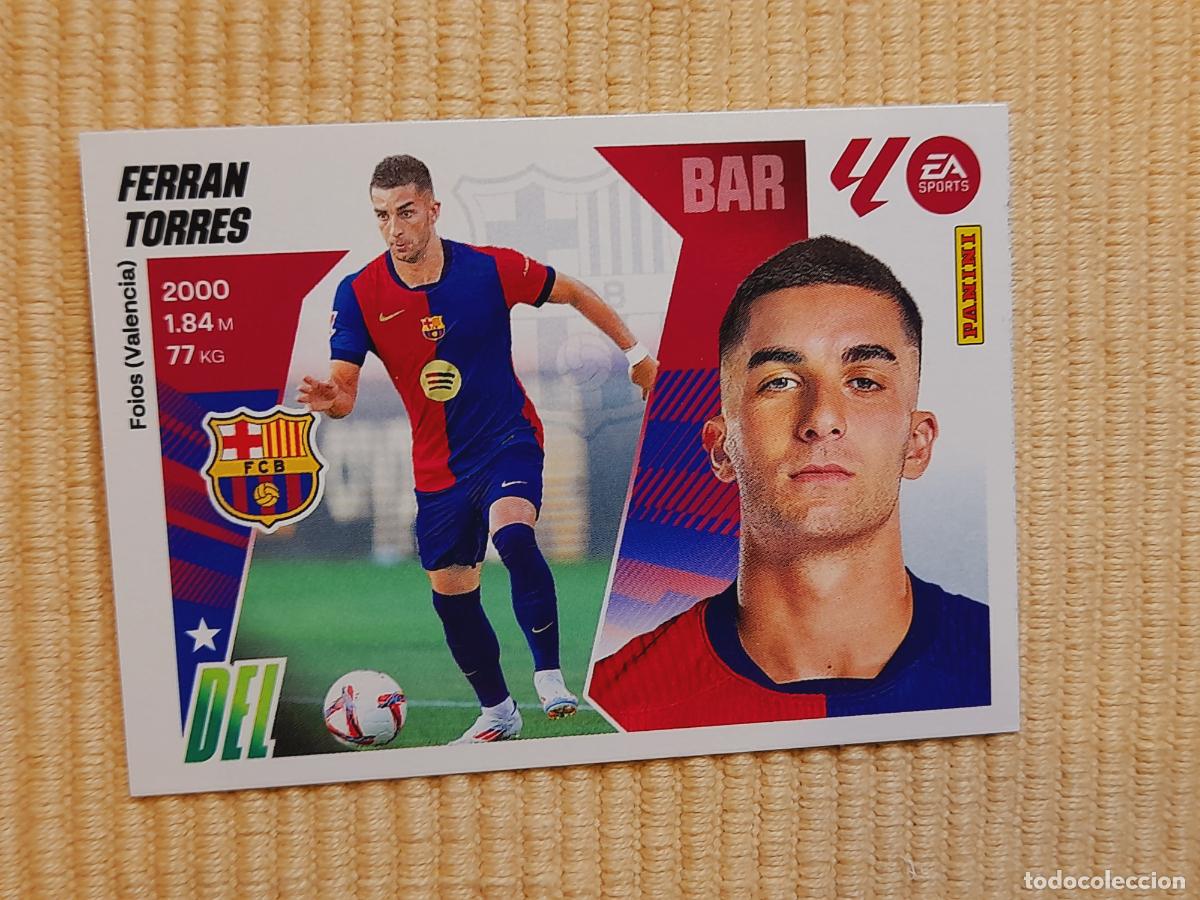 Cromos de f&uacute;tbol: CROMO 17 FERRAN TORRES (FC BARCELONA) LIGA 25-26 2025 2026 &Aacute;LBUM ESTE