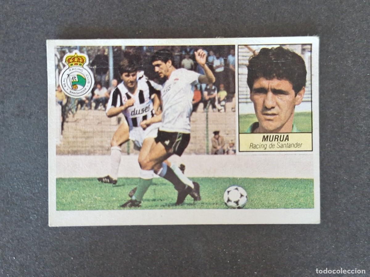 Cromos de f&uacute;tbol: L5 MURUA RACING DE SANTANDER LIGA ESTE 1984 1985 84 85 DESPEGADO RECUPERADO