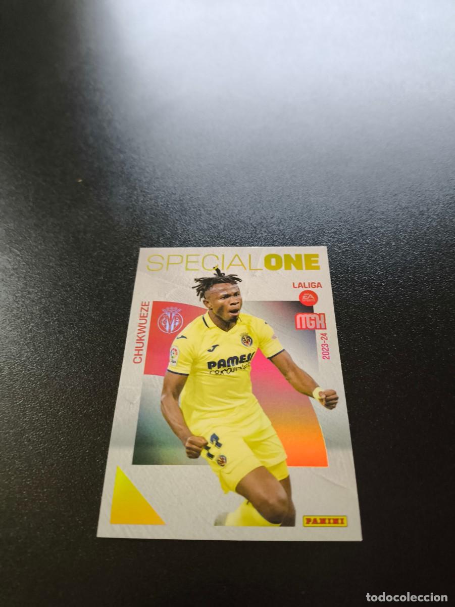 Cromos de f&uacute;tbol: 387 Chukwueze VILLARREAL SPECIAL ONE PANINI LIGA MEGACRACKS MGK 2023 2024 23 24 NO ESTE