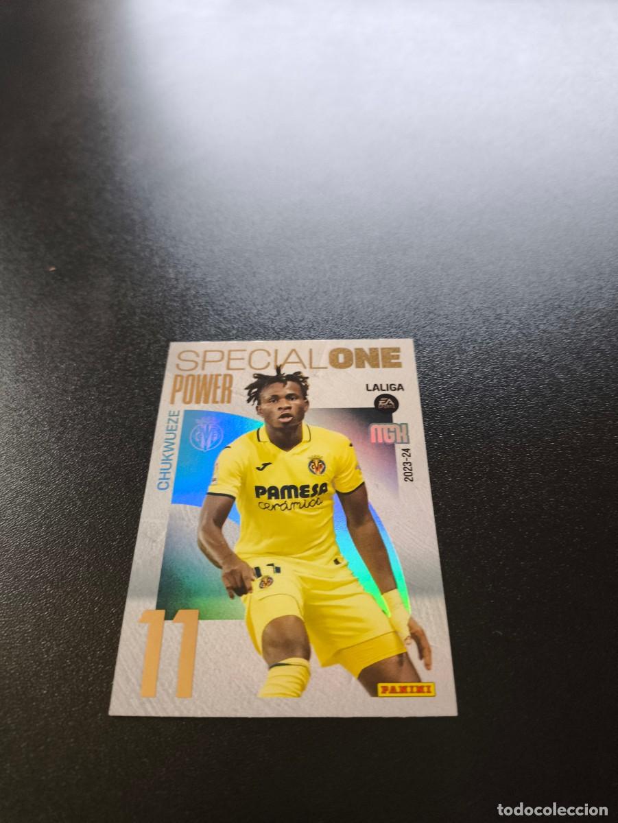 Cromos de f&uacute;tbol: 387 Chukwueze VILLARREAL SPECIAL ONE POWER PANINI LIGA MEGACRACKS MGK 2023 2024 23 24 NO ESTE